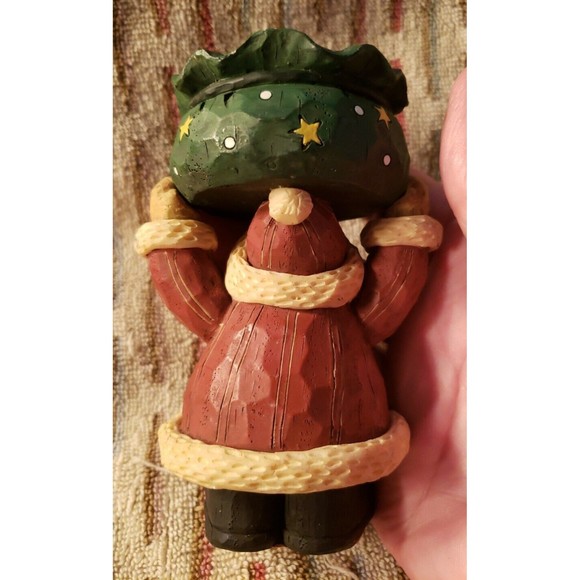 Vtg HENTON Int'l Santa Votive Candle Holder MSRP $58 - Picture 3 of 8